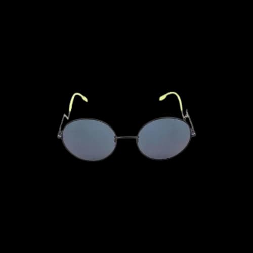 Kenzo Mirror Neon Circle Wire Sunglasses 'Black'