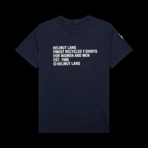 Helmut Lang Recycled T-Shirt 'Admiral Blue'