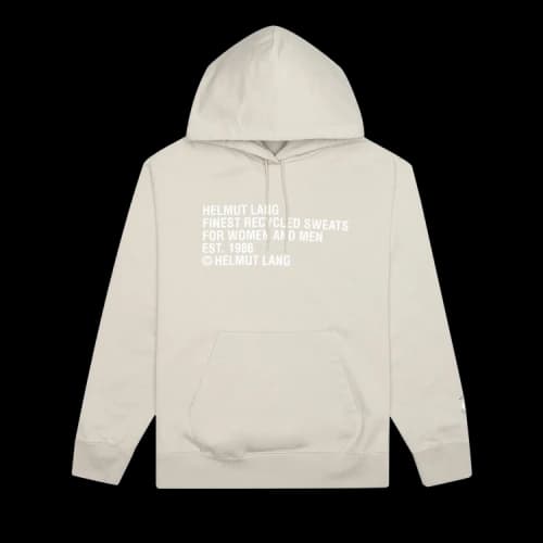 Helmut Lang Recycled Hoodie 'Coastal Fog'