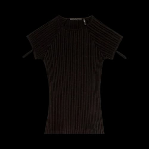 Helmut Lang Little Rib T-Shirt 'Black'