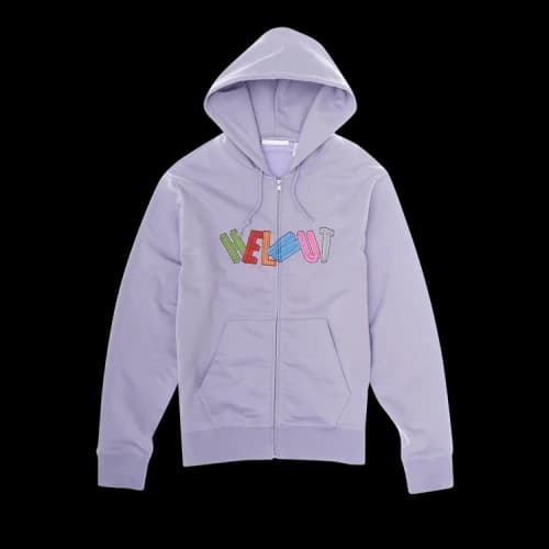 Helmut Lang 3D Zip Hoodie 'Lavender'