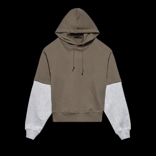 Helmut Lang Layered Hoodie 'Slate'