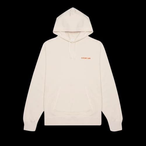 Helmut Lang Waffle Knit Hoodie 'Winter White'