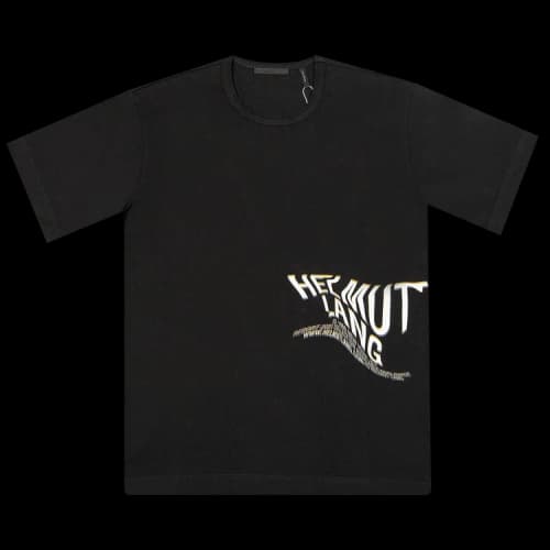 Helmut Lang Skewed Tee 'Black'