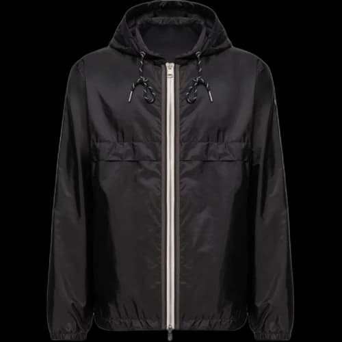 Moncler Hooded Badge Nidge Jacket Black