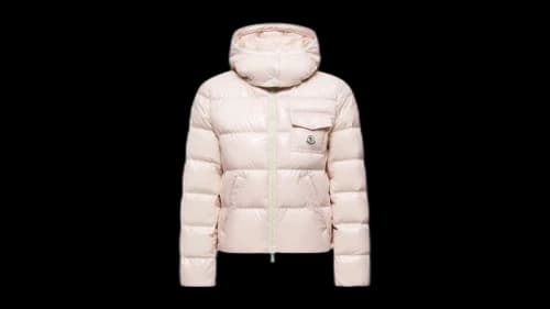 Moncler Women's Andro Hooded Jacket Pink