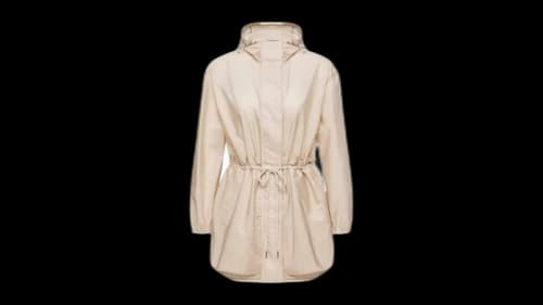 Moncler Women's Waist-Accent Weteau Jacket Brown