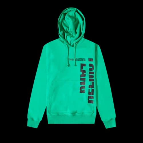 Helmut Lang Macro Mix Hoodie 'Peppermint'