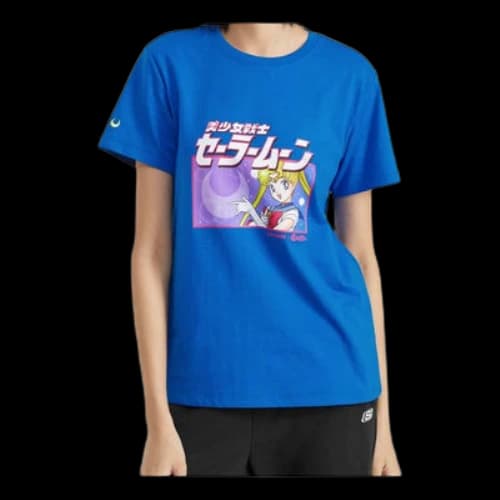 Skechers SS20 Sailor Moon Crossover Short Sleeve Blue