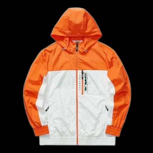 Skechers x SKX Hoodied Woven Jacket 'White Orange'
