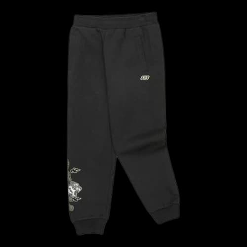 (GS) Skechers CNY Animal Graphic Woven Casual Pants 'Black'