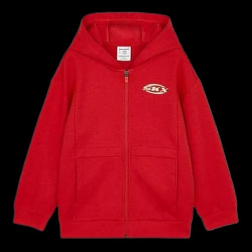 (GS) Skechers SKX Casual Jacket 'Red Yellow'