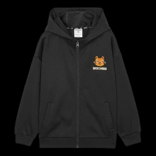 (GS) Skechers CNY Series Graphic Jacket 'Black Red'