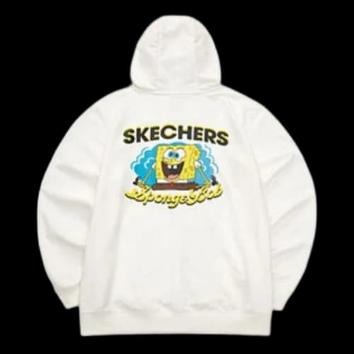 Skechers x SpongeBob SquarePants Graphic Hoodie 'White Yellow Black'