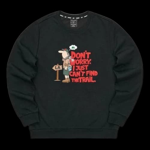 Skechers Graphic Crew Sweater 'Black White Red'