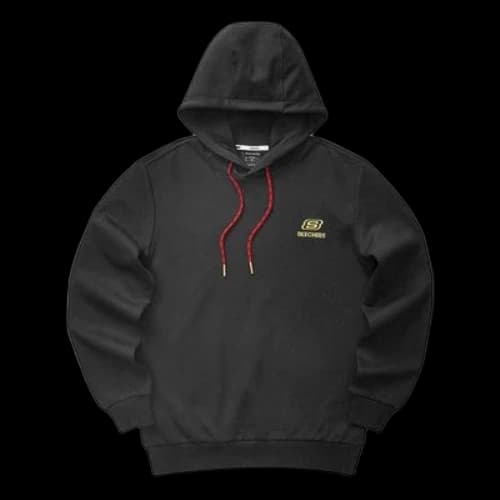 Skechers Lifestyle Series Logo Hoodies 'Black White'
