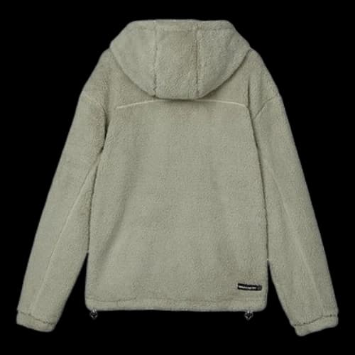 Skechers Faux Lambswool Warm Casual Jacket 'Olive Green'