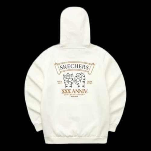 Skechers Graphic Hoodie 'White Black Red Blue'