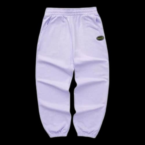 Skechers High-Waist Casual Pants 'Purple Black Blue Grey' (Women's)