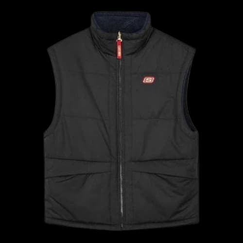 Skechers CNY Series Reversible Color-blocked Vest 'Black Red Yellow'