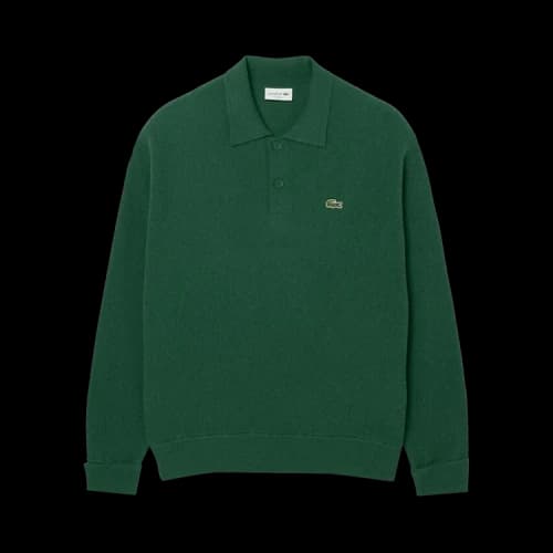 Lacoste Classic Fit Long Sleeved L.12.12 Polo Shirt 'Green'