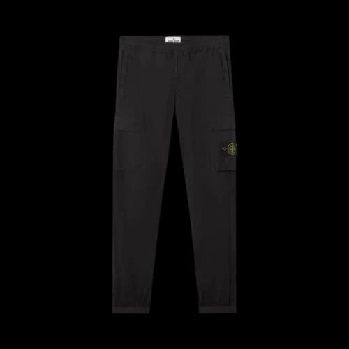 Stone Island Stretch Cotton Tela Paracadute Pants 'Black'