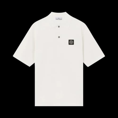 Stone Island Short-Sleeve Polo 'Ivory'