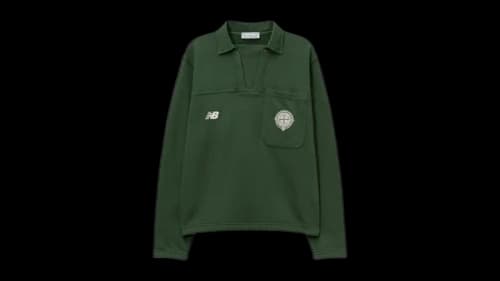 Stone Island x New Balance Long Sleeved Polo Shirt Juniper