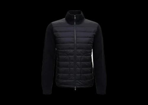 Moncler Logo Cardigan Black