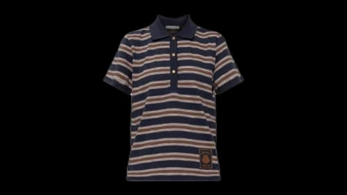 Moncler Women's Ss F75 BROWN & Polo Blue