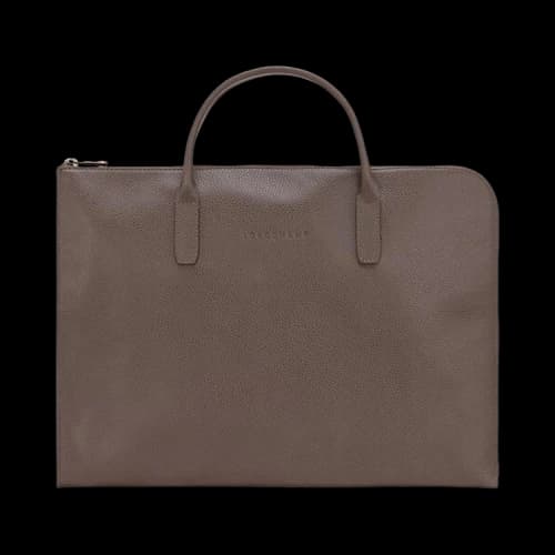 Longchamp Le Foulonné S Briefcase 'Taupe'