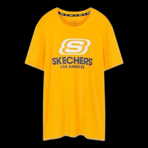 Skechers Logo Short Sleeve Gold Color