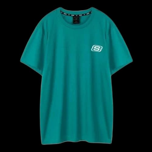 Skechers Printing S Knit Short Sleeve Green