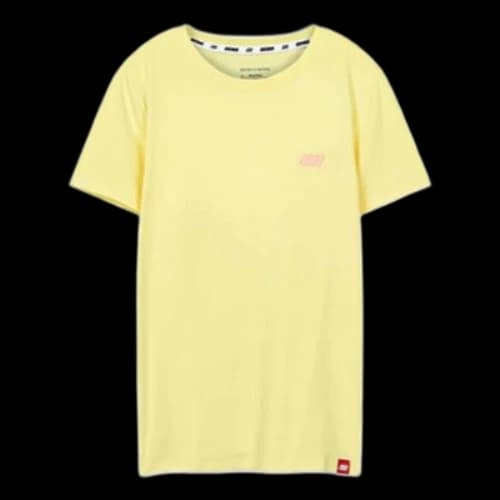 Skechers Loose Printing Casual Sports Short Sleeve t Yellow