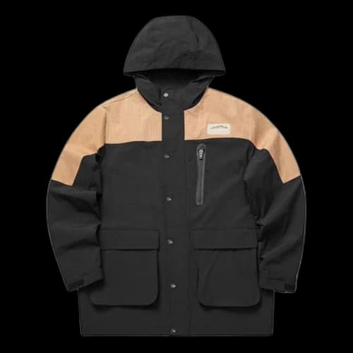 Skechers x GODRI Trekking Collection Jacket 'Black Gold Grey'