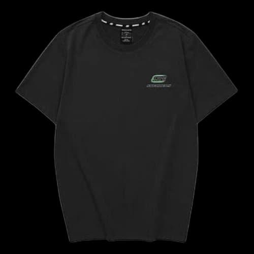 Skechers Casual Tee 'Black White'