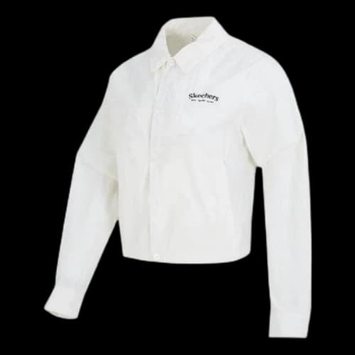 Skechers Logo Printed Shirt 'White Pink' (Women's)