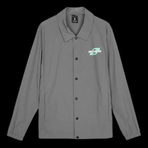 Skechers Casual Letter Printed Jacket 'Grey'