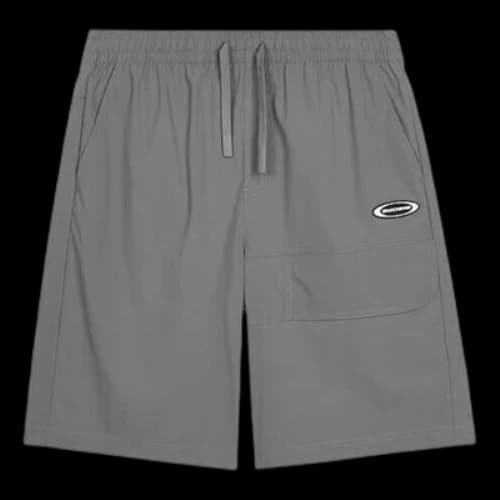 Skechers Mid-Waist Drawstring Straight Sports Shorts 'Grey'