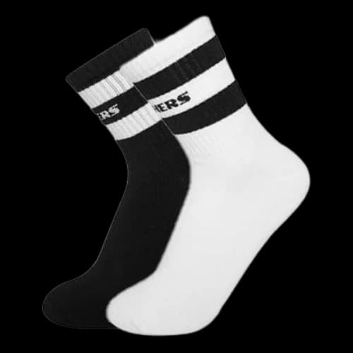 Skechers Sport Socks 2 Packs 'Black White' (Women's)