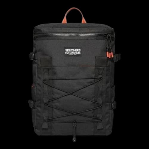 Skechers Large Casual Sports Backpack 'Black White'