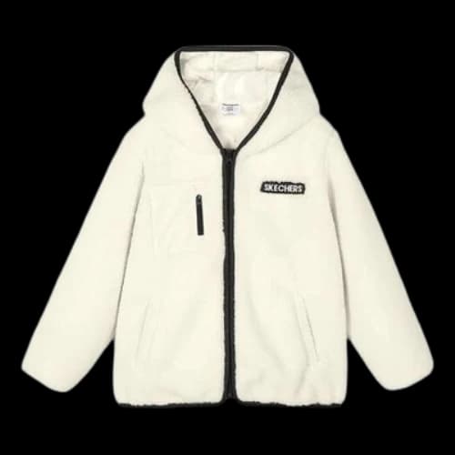 (GS) Skechers x SpongeBob SquarePants Graphic Jacket 'White Yellow'