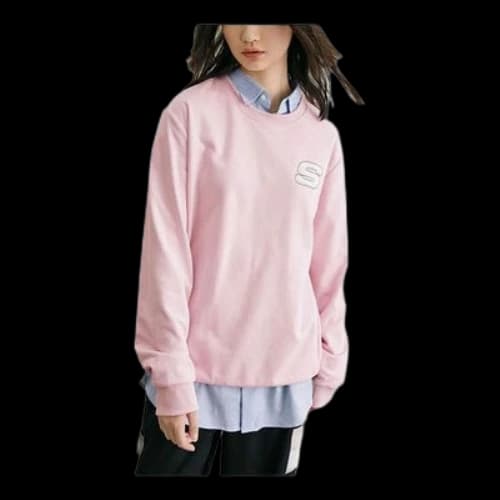 Skechers Casual Crew Sweater 'Pink'