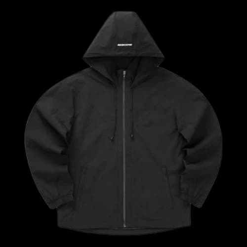Skechers Casual Hoodied Jacket 'Black White Olive Green'