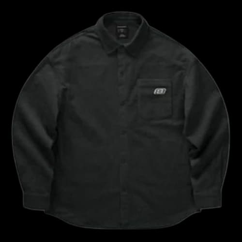 Skechers Corduroy Single-Breasted Cardigan Shirt 'Black White Tan'