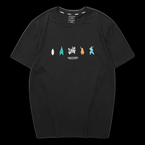 Skechers x Kimetsu No Yaiba Tee 'Black'