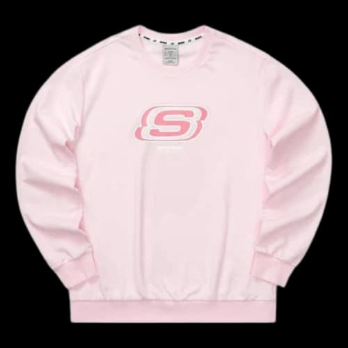 Skechers S Letter Crew Sweater 'Pink'