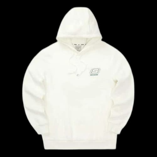 Skechers Hooded Pullover Casual Long Sleeve Sweatshirt 'White'