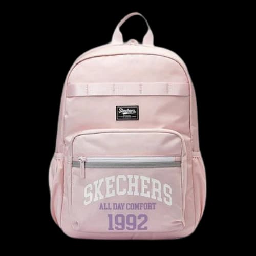 (GS) Skechers Logo Printed Backpack 'Pink White'