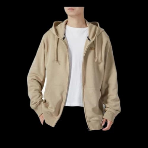 Skechers Hooded Full Zip Jacket 'Tan'